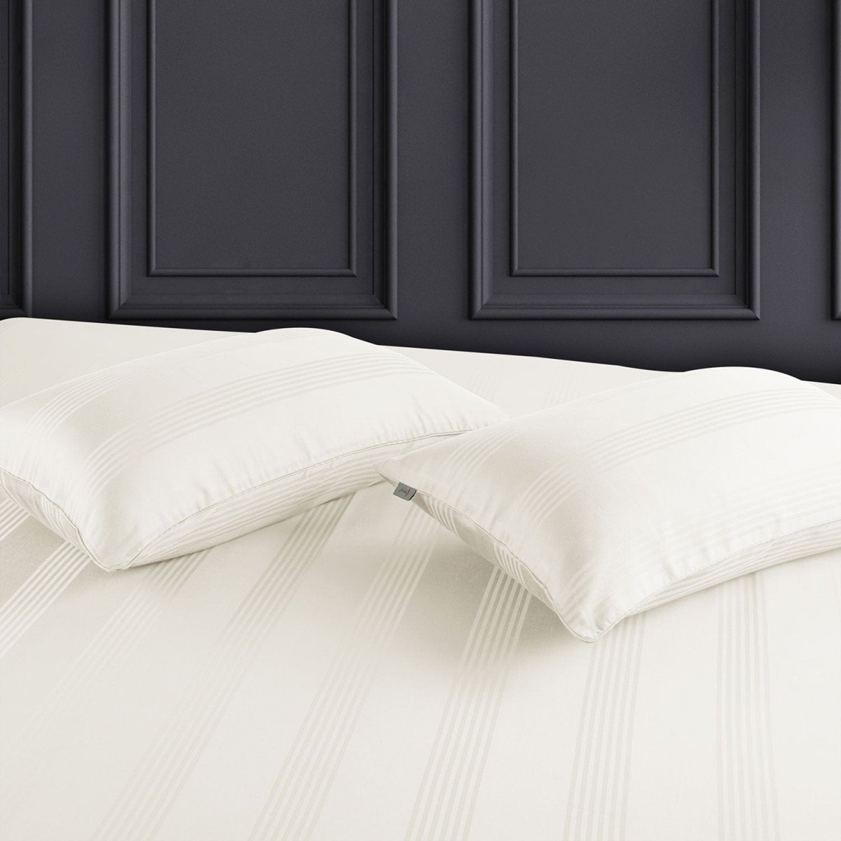 Housses d'oreiller Premium Sérénité | Taies d'oreiller en coton durable pour un confort quotidien et un style intemporel