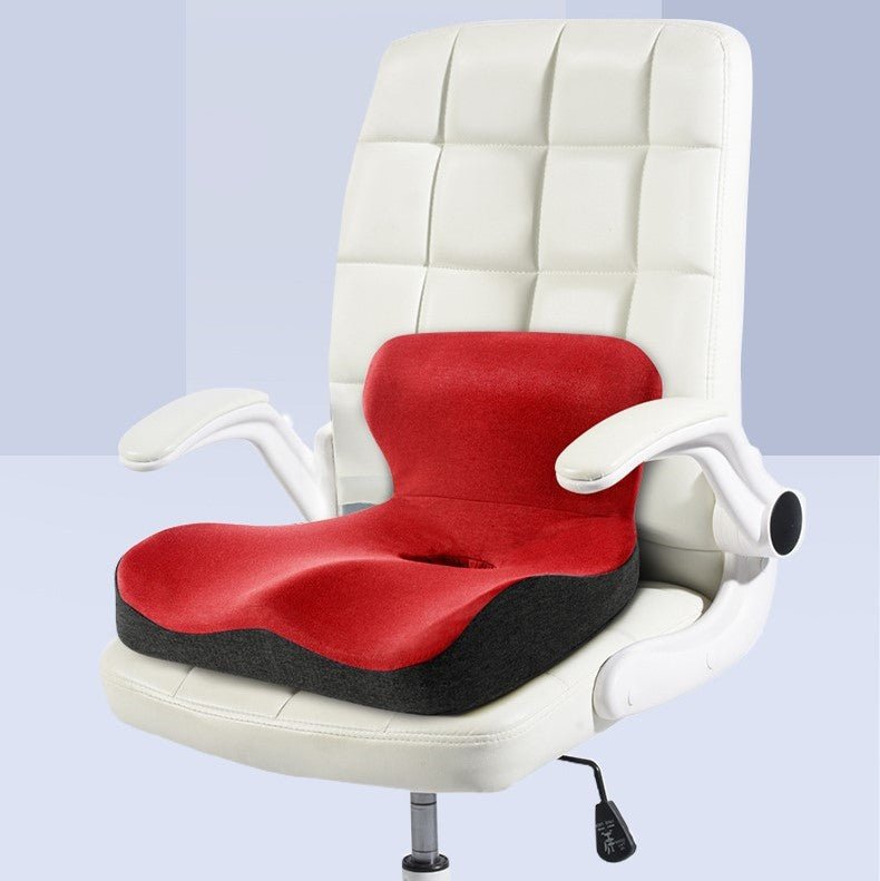 ErgoComfort - L Shape Memory Foam Orthopedic Seat Cushion for Back Pain Relief 1