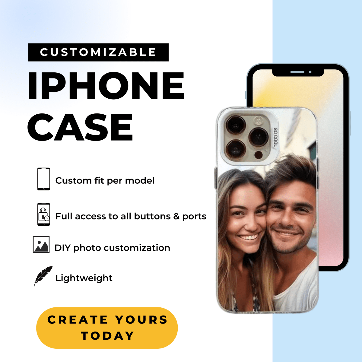 PIXORA – Anpassbare stoßfeste iPhone-Hülle