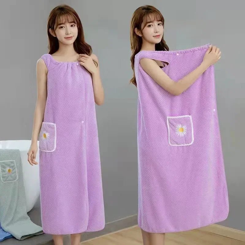 Practical Women's Bath Towel - quickly drying & portable for every use-3