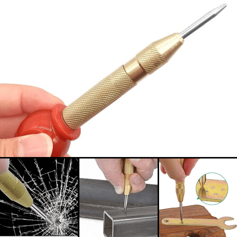 Precision Drilling Tool – Ergonomic High-Speed Steel Marking Tool for Accurate Hole Placement-2