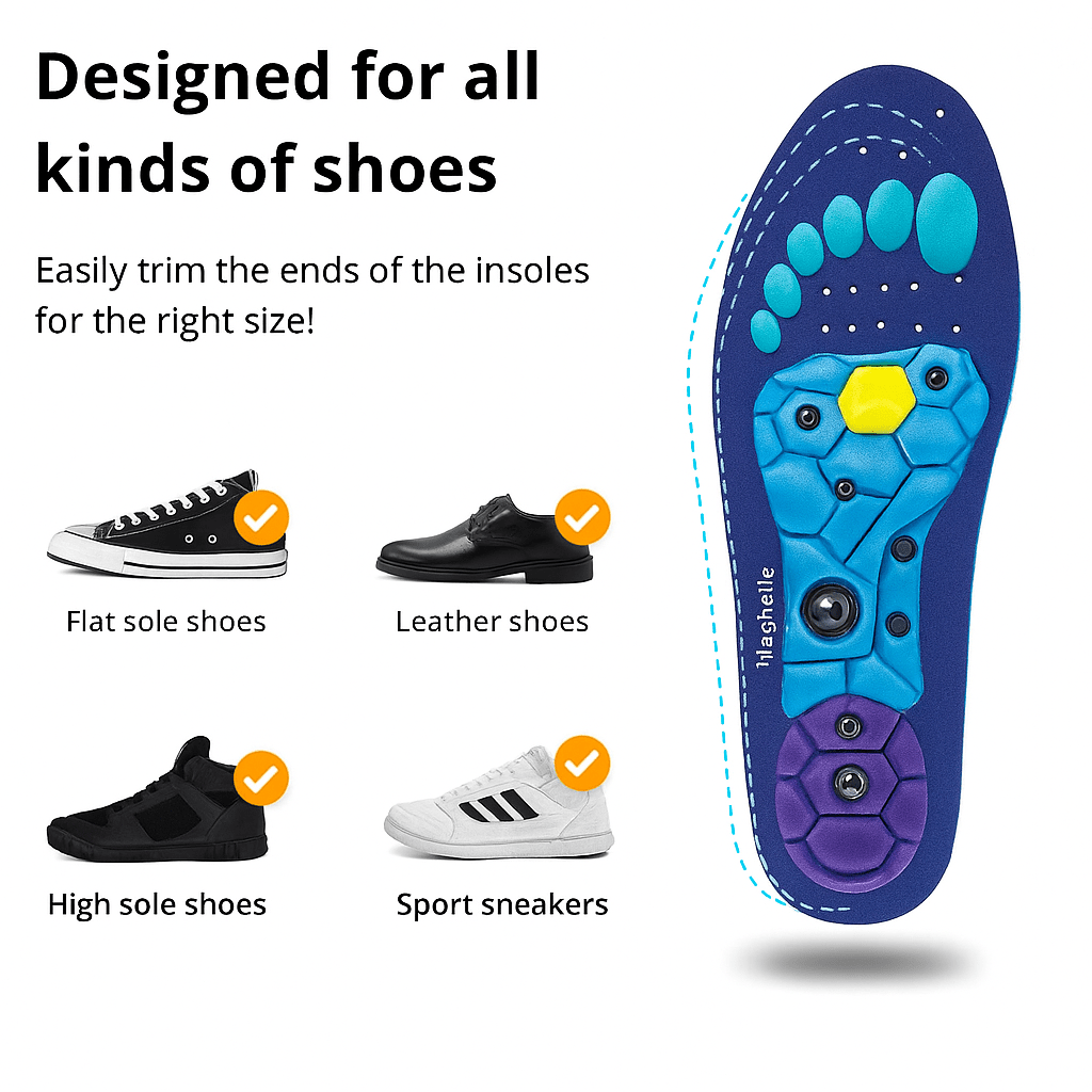 PRESSUPOINT – Magnetic Acupressure Insoles for Foot Relief