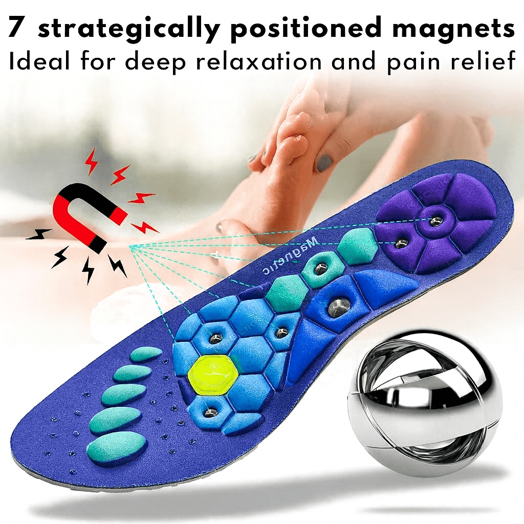 PRESSUPOINT – Magnetic Acupressure Insoles for Foot Relief