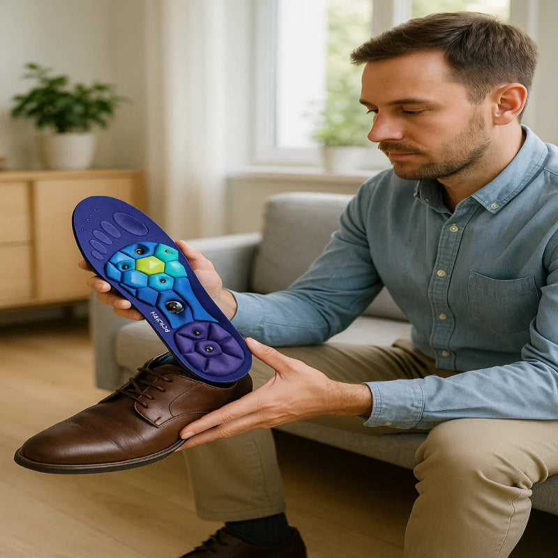 PRESSUPOINT – Magnetic Acupressure Insoles for Foot Relief