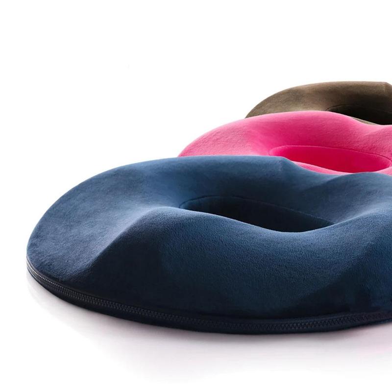ComfortCushion - Donut-Shaped Memory Foam Pillow for Tailbone & Hemorrhoid Relief 1