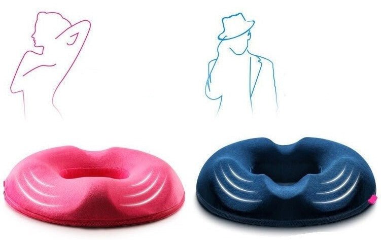 ComfortCushion - Donut-Shaped Memory Foam Pillow for Tailbone & Hemorrhoid Relief 4