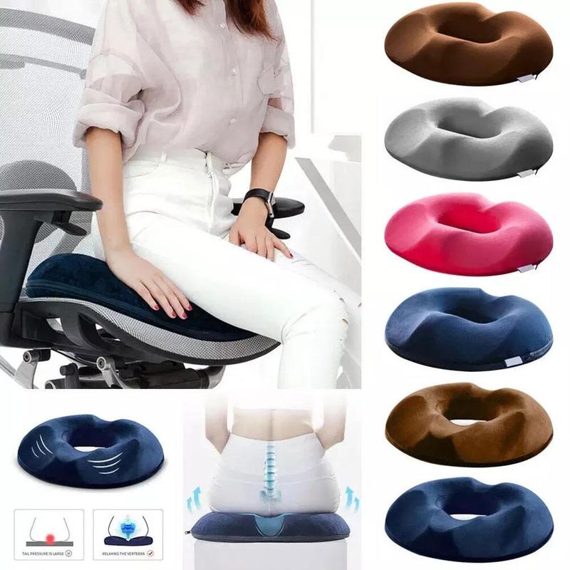 ComfortCushion - Donut-Shaped Memory Foam Pillow for Tailbone & Hemorrhoid Relief 3