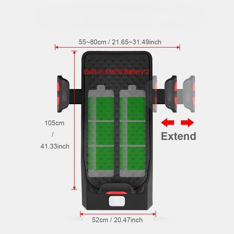 RIDENOVA – All-in-One Bike Gadget with USB Power Bank & Light Control