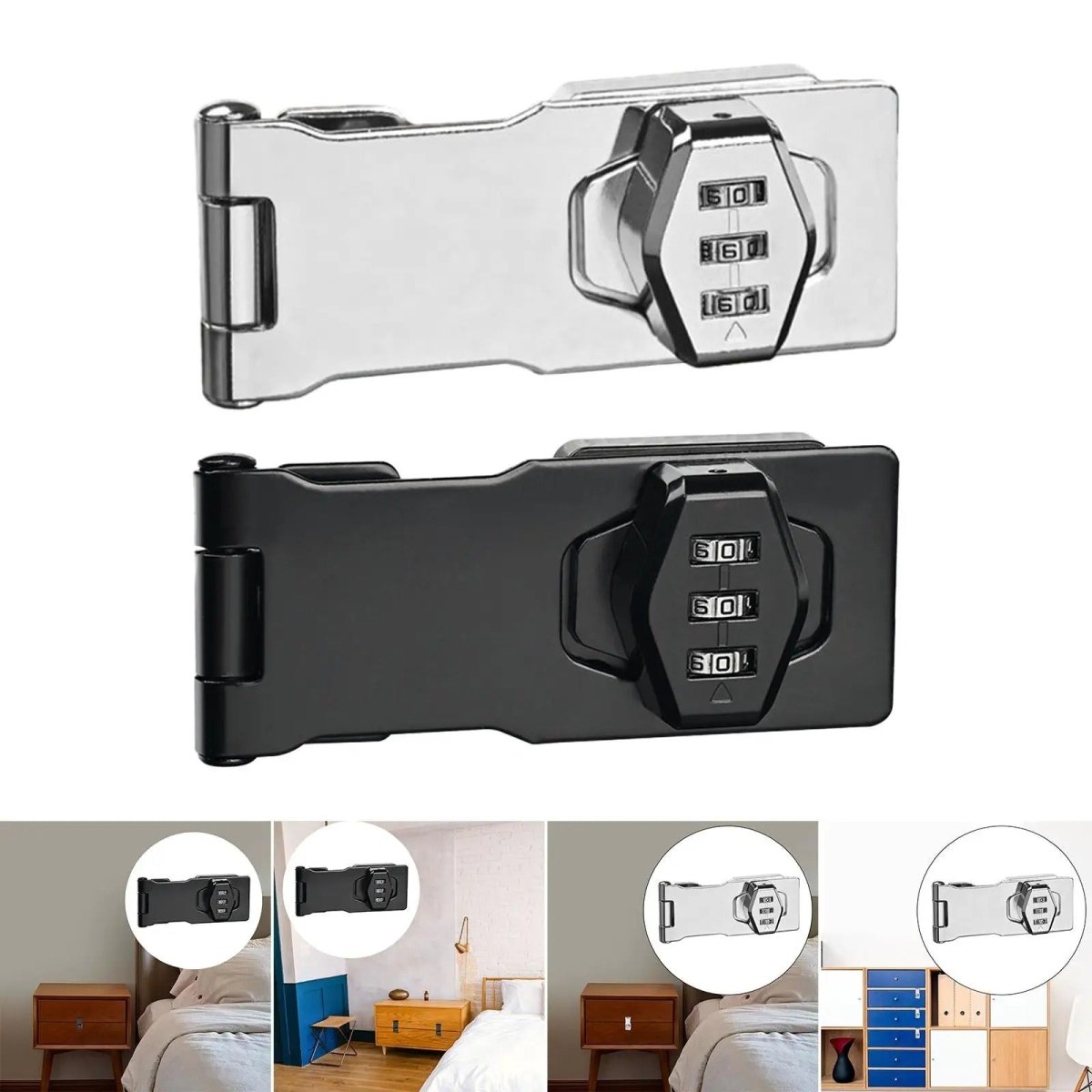 SecureLock – Sleutelloze Combinatieslot Gemaakt van Zinklegering & IJzer