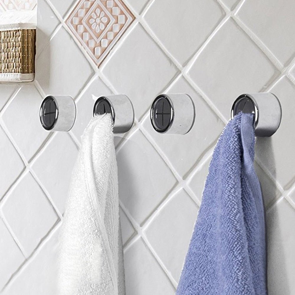 Soporte para Toallas Autoadhesivo – Organizador Ahorra Espacio Sin Taladro para Cocina y Baño