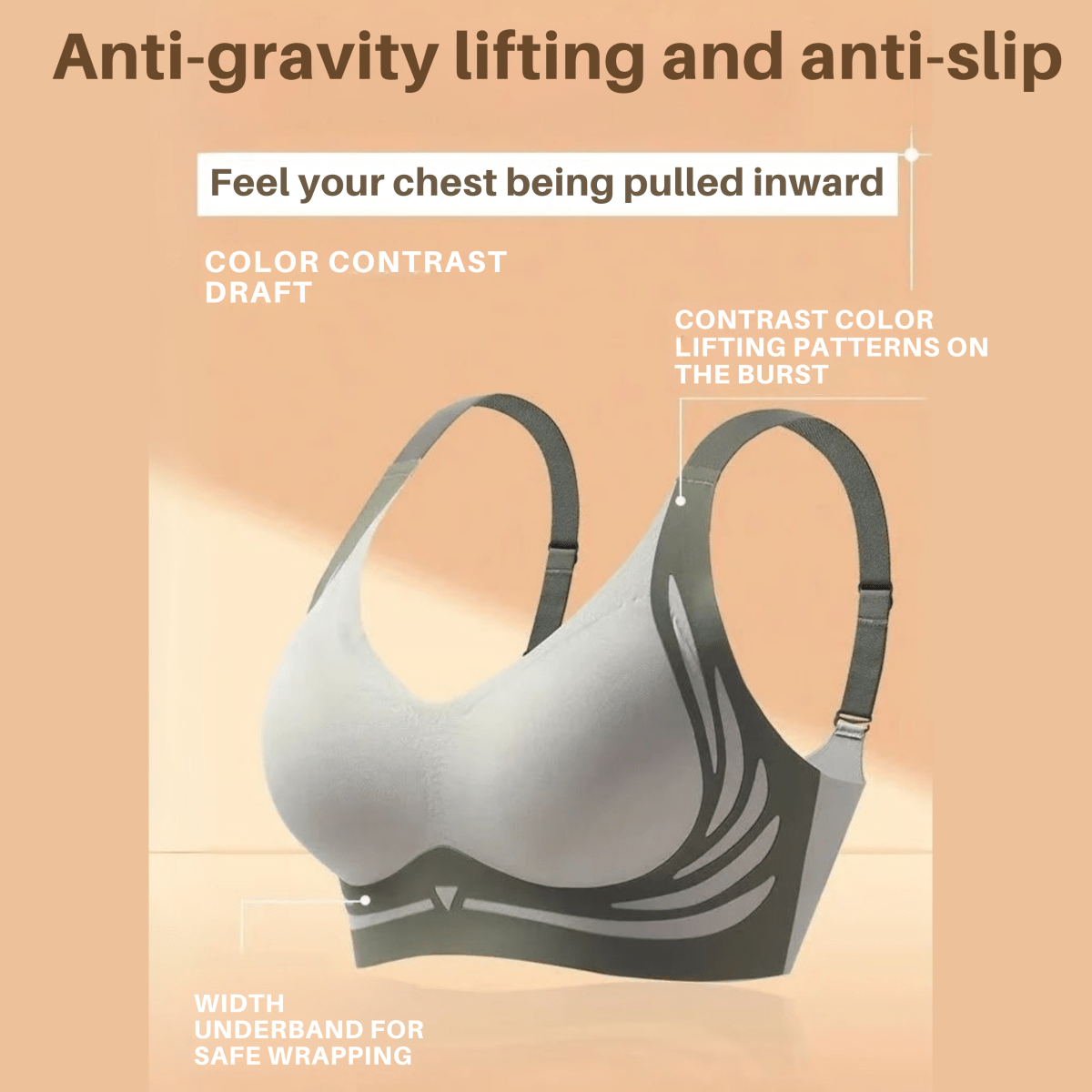 SERENITYFIT – Sujetador inalámbrico para comodidad durante todo el día y soporte natural