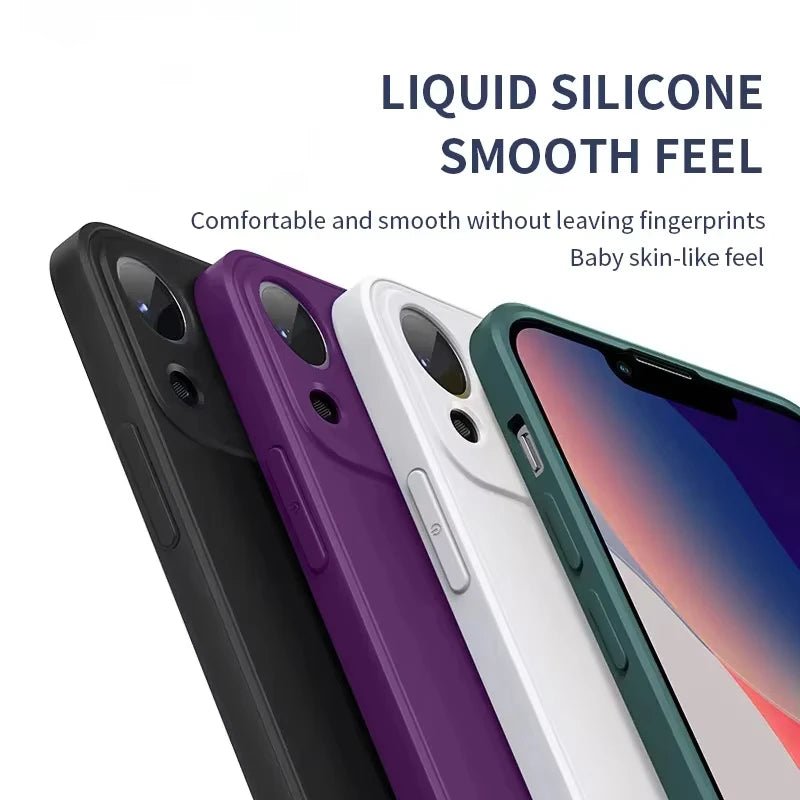 Premium Silicone Phone Case - Shockproof for iPhone 14, 13, 12, 11 Pro Max 4