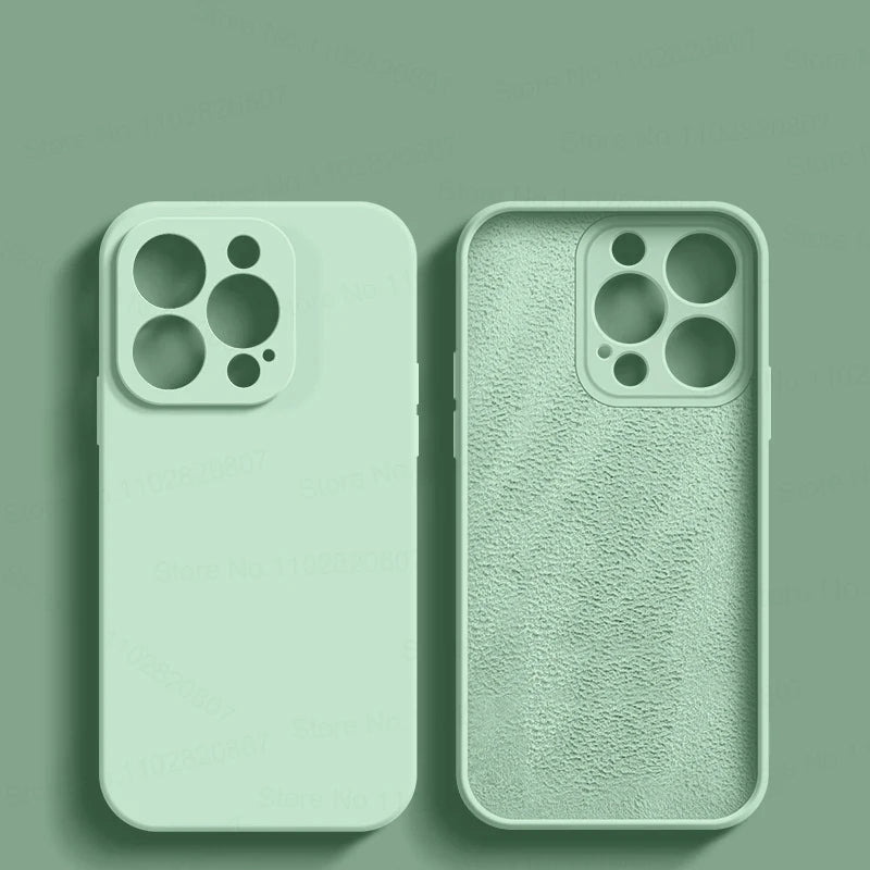 Premium Silicone Phone Case - Shockproof for iPhone 14, 13, 12, 11 Pro Max 6