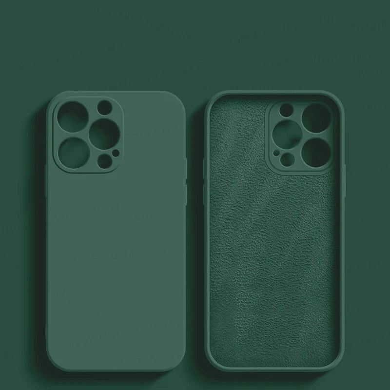 Premium Silicone Phone Case - Shockproof for iPhone 14, 13, 12, 11 Pro Max 8