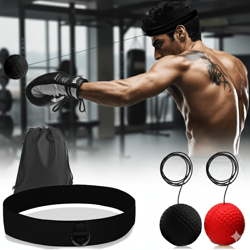 SpeedStrike – Pelota de reflejos para boxeo para entrenamiento de velocidad, concentración y reflejos