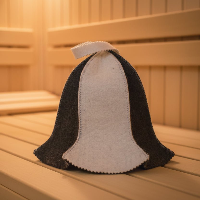 SteamFelt Sauna Hat | Russian Style Heat Protection | Felt Sauna