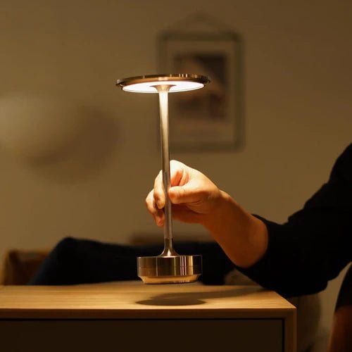 ECLARO – Lampe de table rechargeable avec lumière LED dimmable