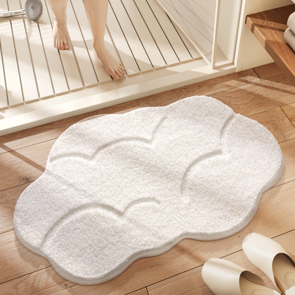 Organic Terrain Plush Rug - Ultra-Soft Microfiber, Non-Slip Backing, Quick-Dry 2
