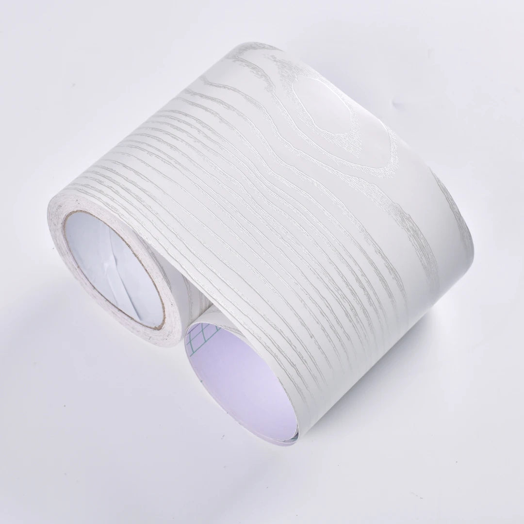 TRIMLINE – Adesivi per battiscopa in PVC spesso effetto legno