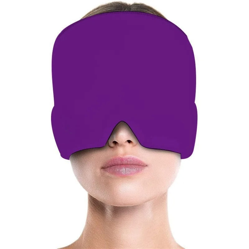 HEADCOOL – Máscara de terapia caliente y fría para aliviar dolores de cabeza y migrañas