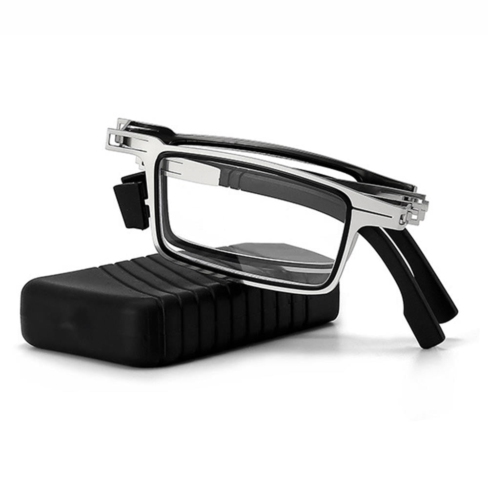 VisionFold Compact Óculos Dobráveis – Óculos de Leitura Ultra-Leves e Duráveis com Lentes Flexíveis e Resistentes a Riscos