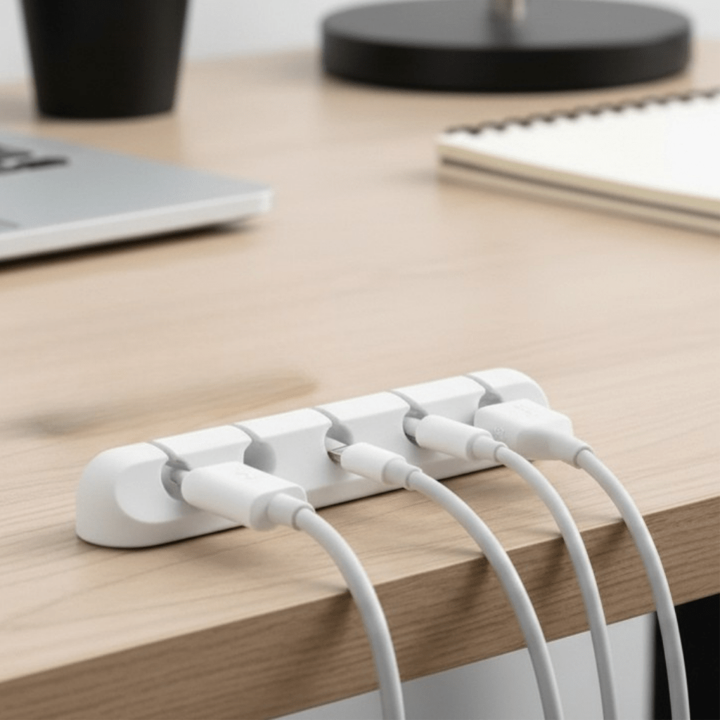 Enitmor 6 Stück Magnetische Kabel Clips, Neue Ladekabel Magnetische