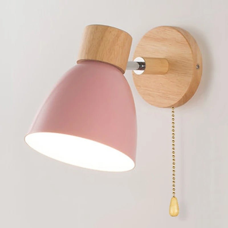 Yadiel Wall Light - modern wooden wall lamp in the Nordic style 6