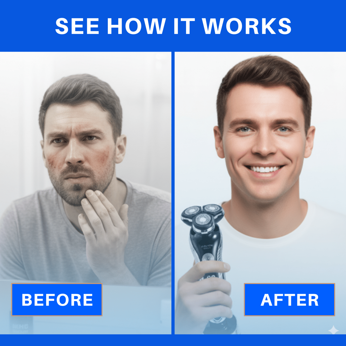 Série Z – Aparelho de Barbear Recarregável para uma Experiência de Barba Perfeita