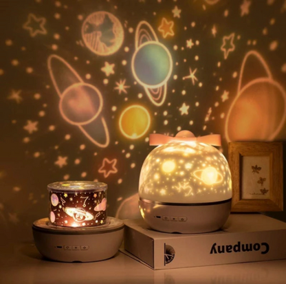 Dreamnova Sphere – Children's Night Light and Star Projector – Soothing Sleep Aid with Remote and Timer