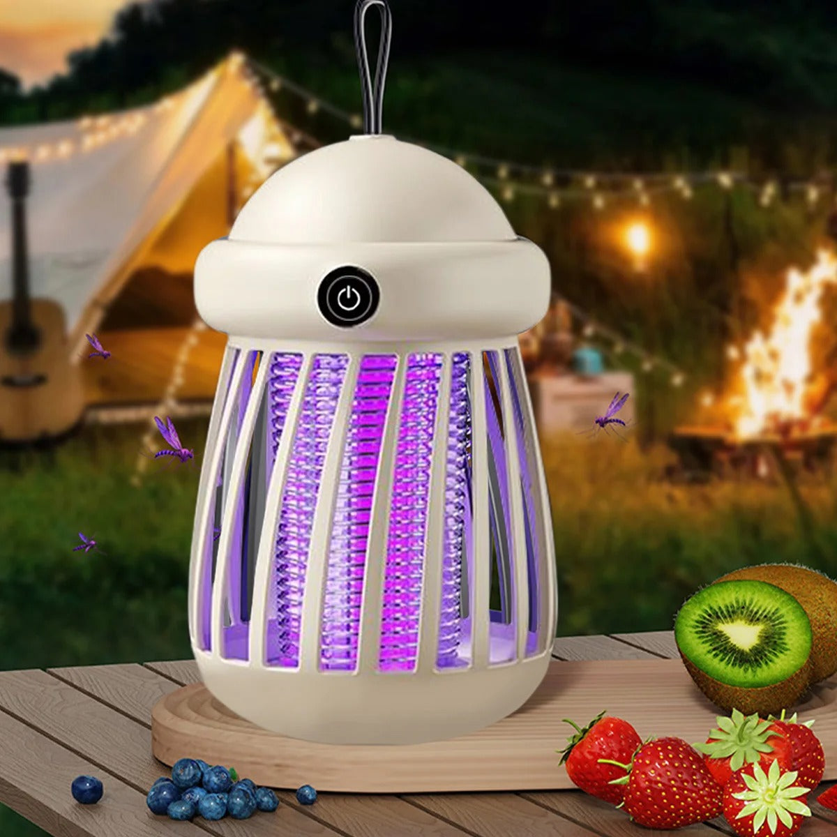 LumaGuard Insektentöter-Lampe - Geräuschloser UV-Mückenschutz für den Innen- und Außenbereich