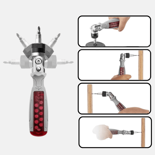10-in-1 Versatile Screwdriver with Rotating Head and Ergonomic Grip – Durable Nickel-Chrome Alloyed Steel Tool-1