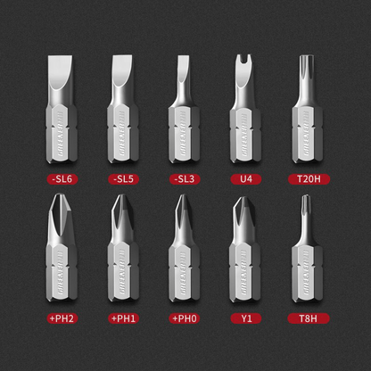 10-in-1 Versatile Screwdriver with Rotating Head and Ergonomic Grip – Durable Nickel-Chrome Alloyed Steel Tool-4