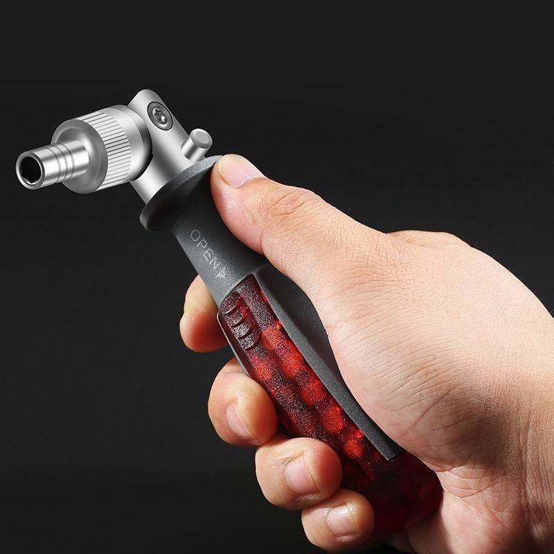 10-in-1 Versatile Screwdriver with Rotating Head and Ergonomic Grip – Durable Nickel-Chrome Alloyed Steel Tool-3