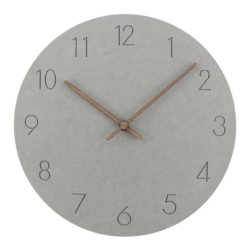Orologio da parete NordWhisper - Minimalismo nordico silenzioso per interni eleganti e tranquilli