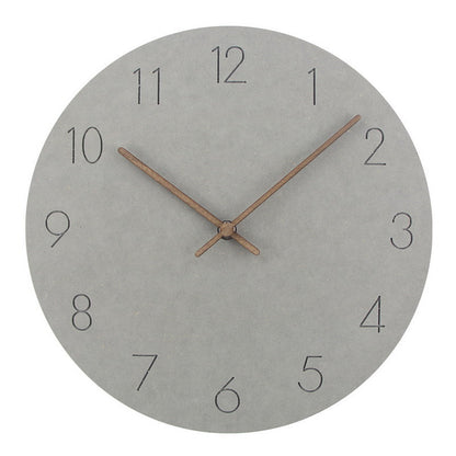 Orologio da parete NordWhisper - Minimalismo nordico silenzioso per interni eleganti e tranquilli