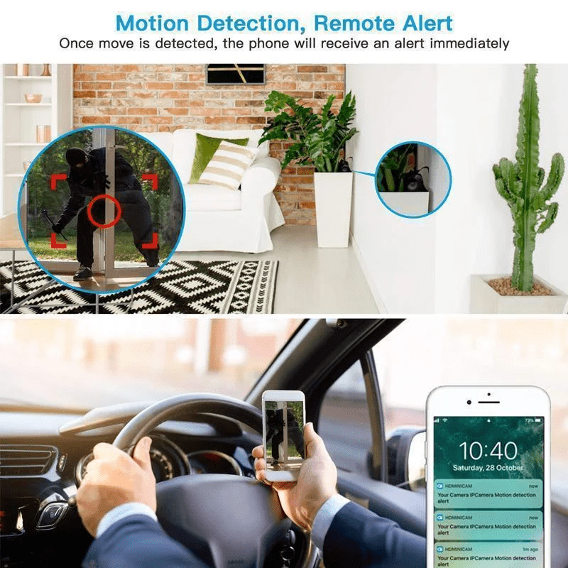 Minicam 1080p-compact security camera with night vision & app control 2