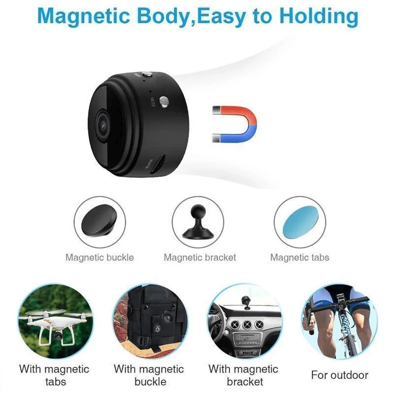 Minicam 1080p-compact security camera with night vision & app control 3