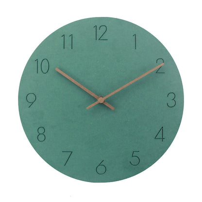 Orologio da parete NordWhisper - Minimalismo nordico silenzioso per interni eleganti e tranquilli