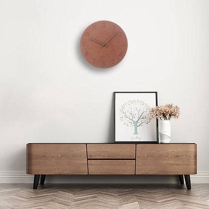 Orologio da parete NordWhisper - Minimalismo nordico silenzioso per interni eleganti e tranquilli