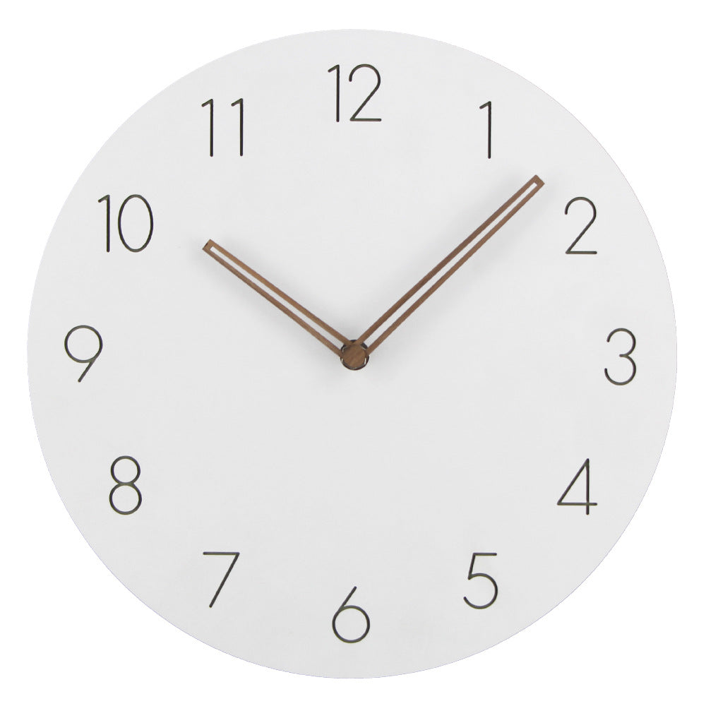 Orologio da parete NordWhisper - Minimalismo nordico silenzioso per interni eleganti e tranquilli
