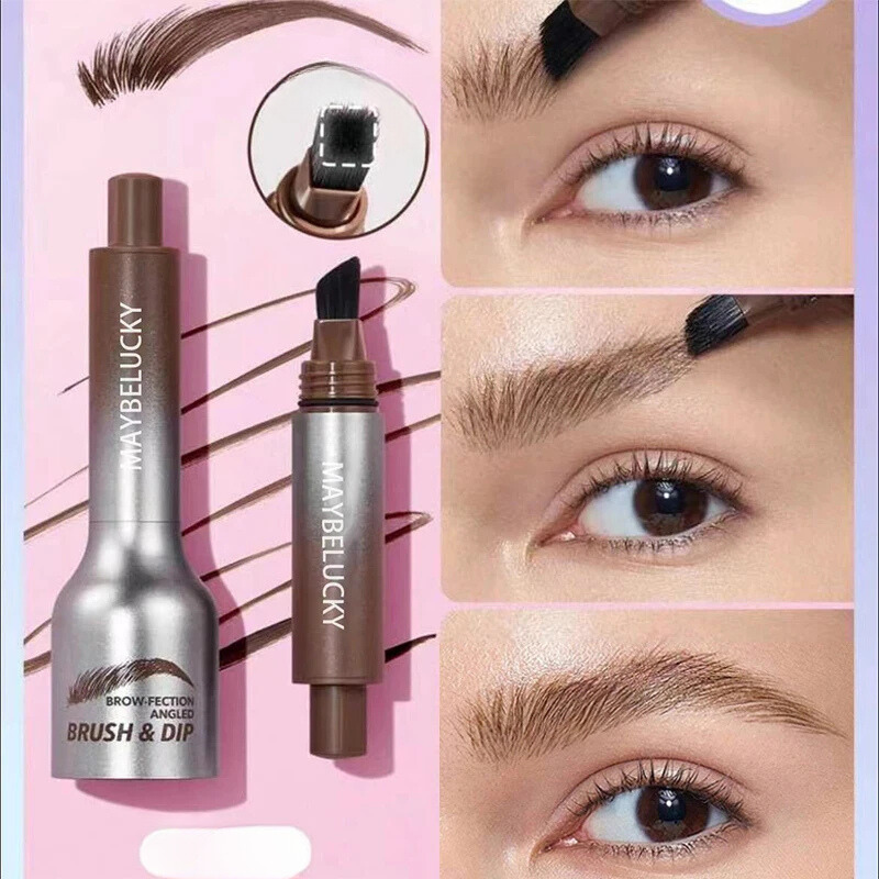 Eybrow pencil waterproof - Browglam 3D formula for natural definition-3