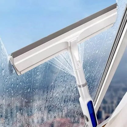 CleanView 3-in-1 Fensterwischer - integriertes Spray, Mikrofaserreinigung und streifenfreier Glanz