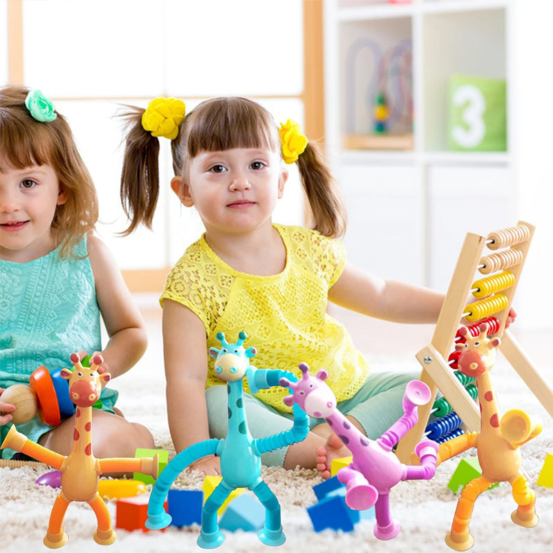 Flexigiraffe - Giocattolo flessibile da allungare e piegare per bambini - Abilità motorie e gioco creativo
