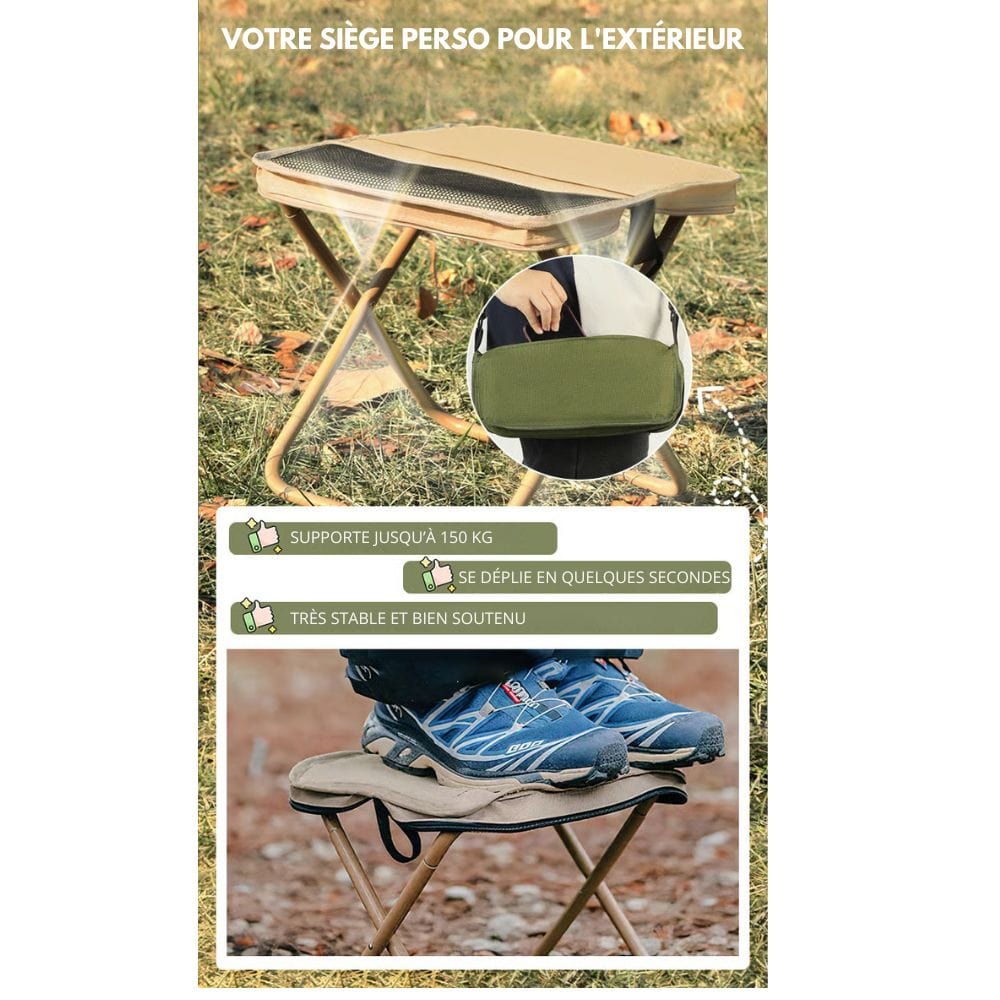 2-in-1 chair bag-waterproof folding chair & backpack for outdoor adventure 2