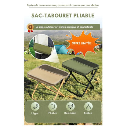 2-in-1 chair bag-waterproof folding chair & backpack for outdoor adventure 1