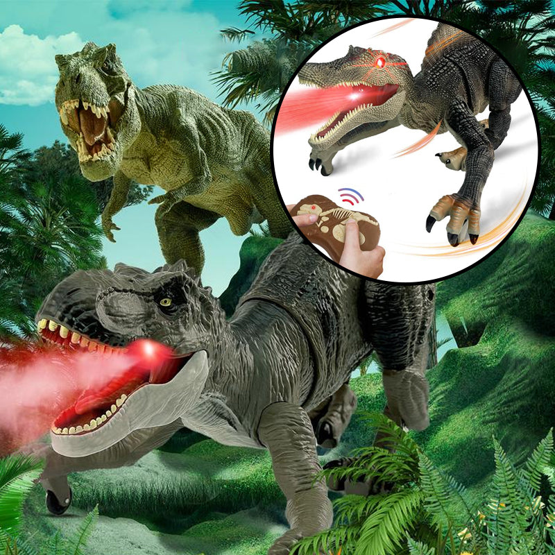 Roarbot RC Dino - Op afstand bestuurbare dinosaurus met licht, geluid en neveleffecten - Realistisch loop- en brulplezier