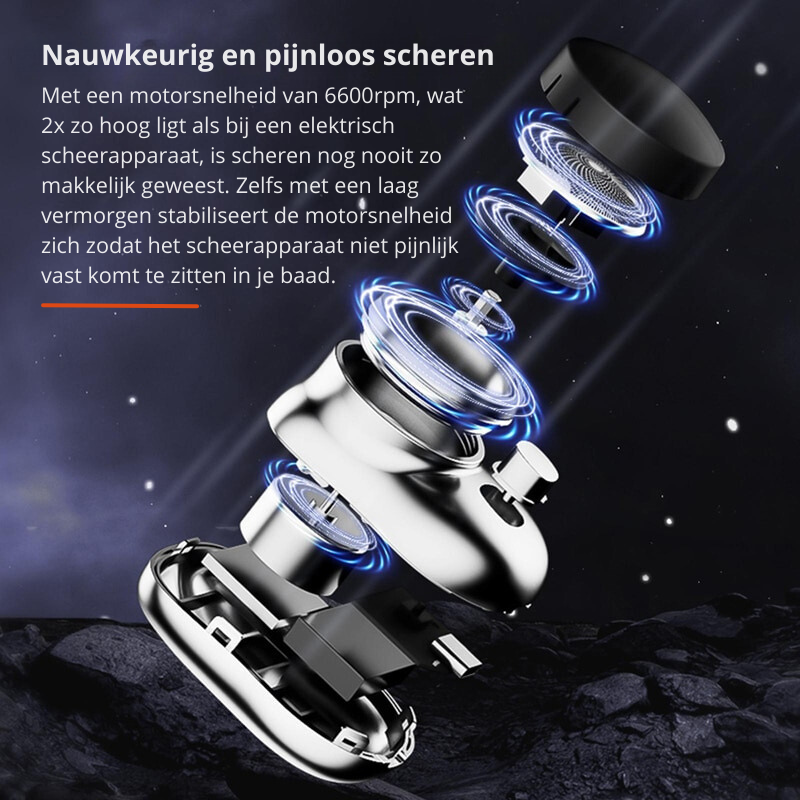  Pockshave - compact waterproof razor with USB -C connection for travel-4