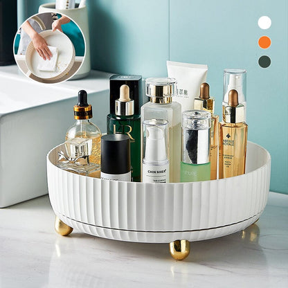  360 ° rotary organizer - multifunctional & space -saving for kitchen, bathroom and office-3
