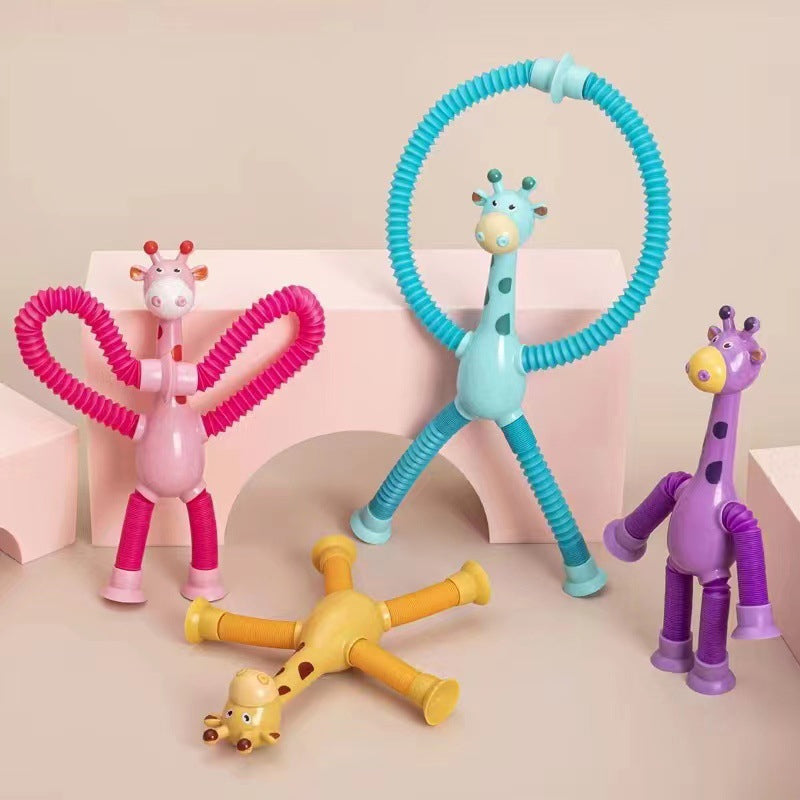 Flexigiraffe - Giocattolo flessibile da allungare e piegare per bambini - Abilità motorie e gioco creativo