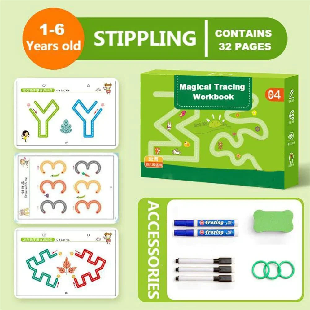 InkyPlay Learning Pad – Reusable Writing Pad for Creative Learning Without Screen Time
